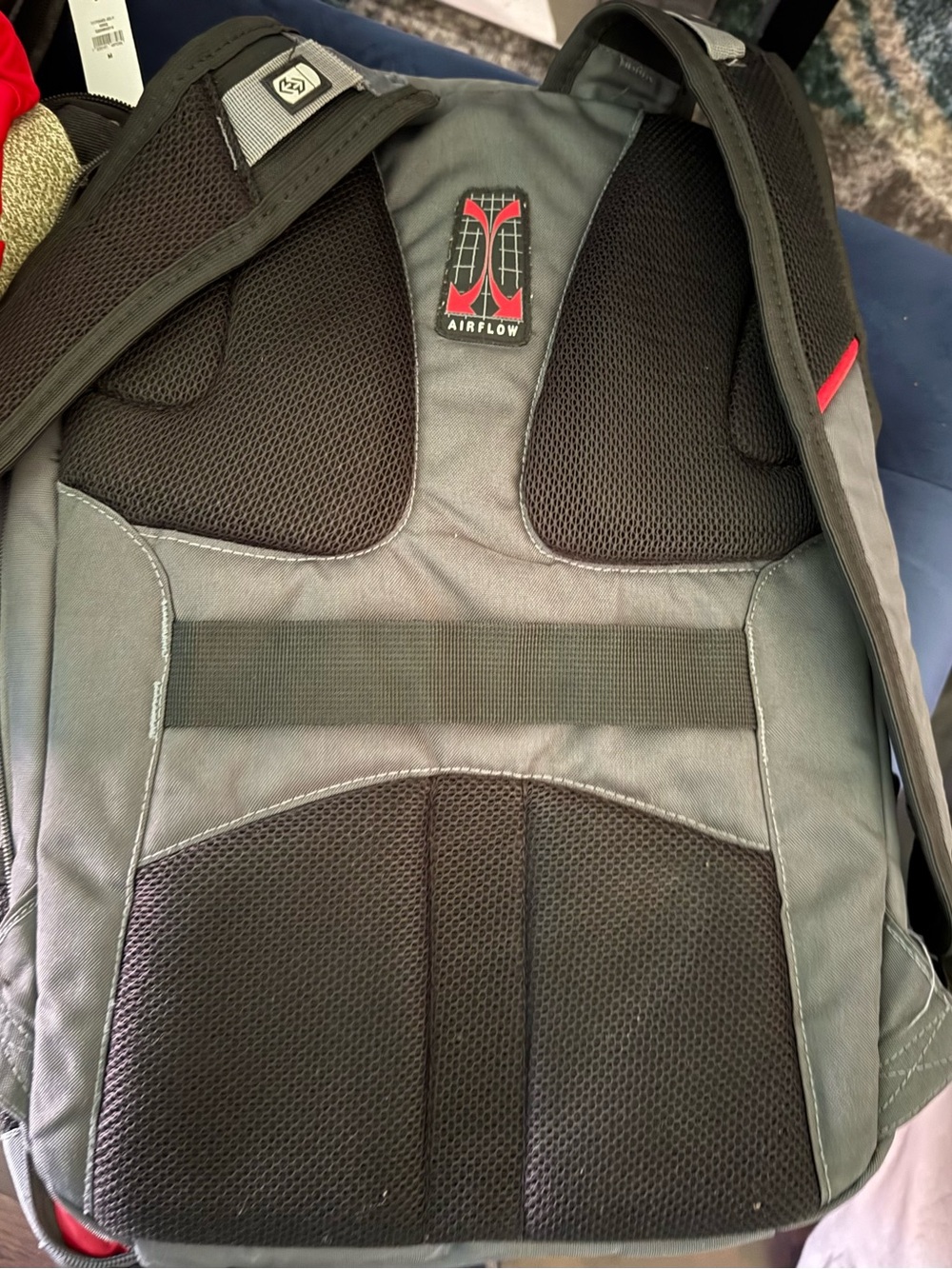 Swiss-style Black and Red Men's Backpack - Versatile Travel Bag - Picture 2 of 2